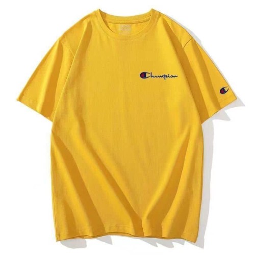 Men's Casual Champion T-shirt- Yellow