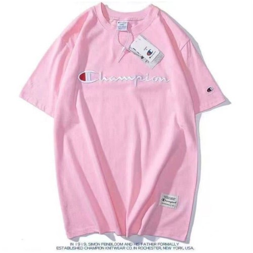 Men's Casual Champion T-shirt- Pink