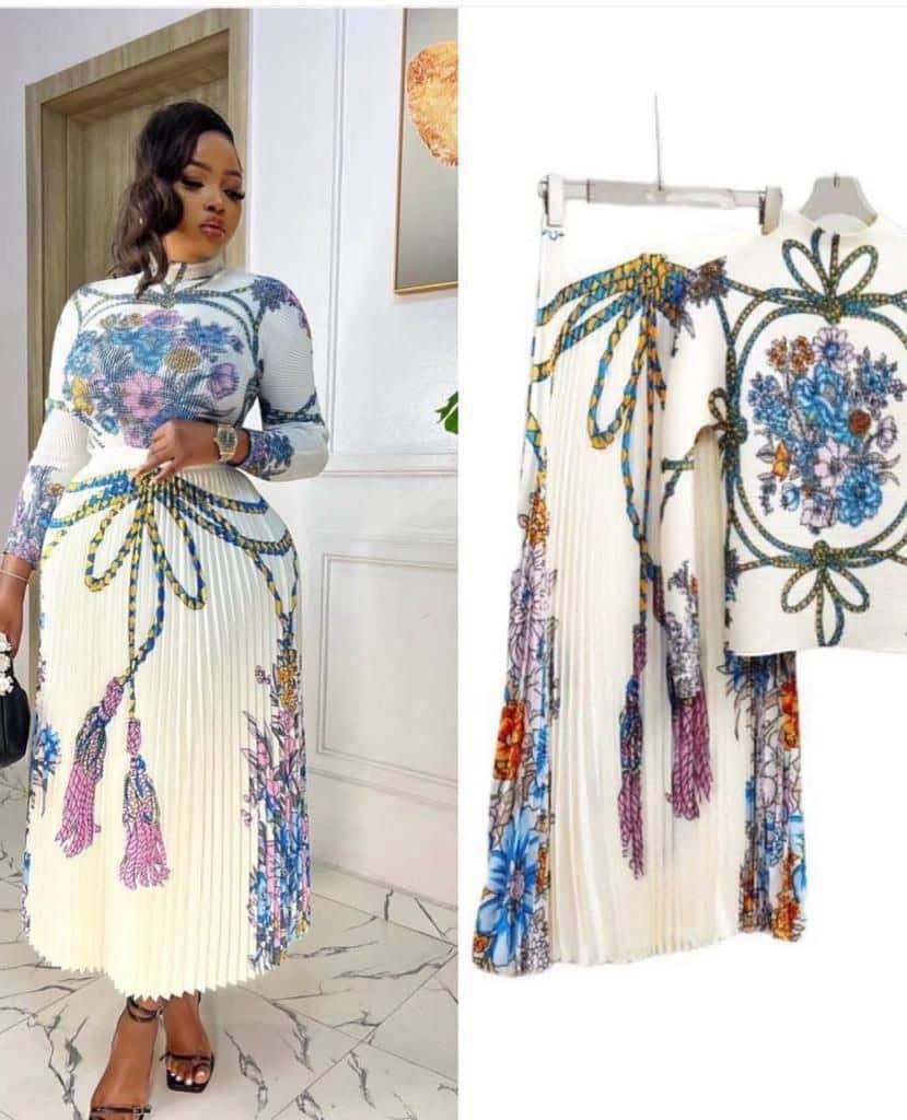 Lux Pleated Two Piece