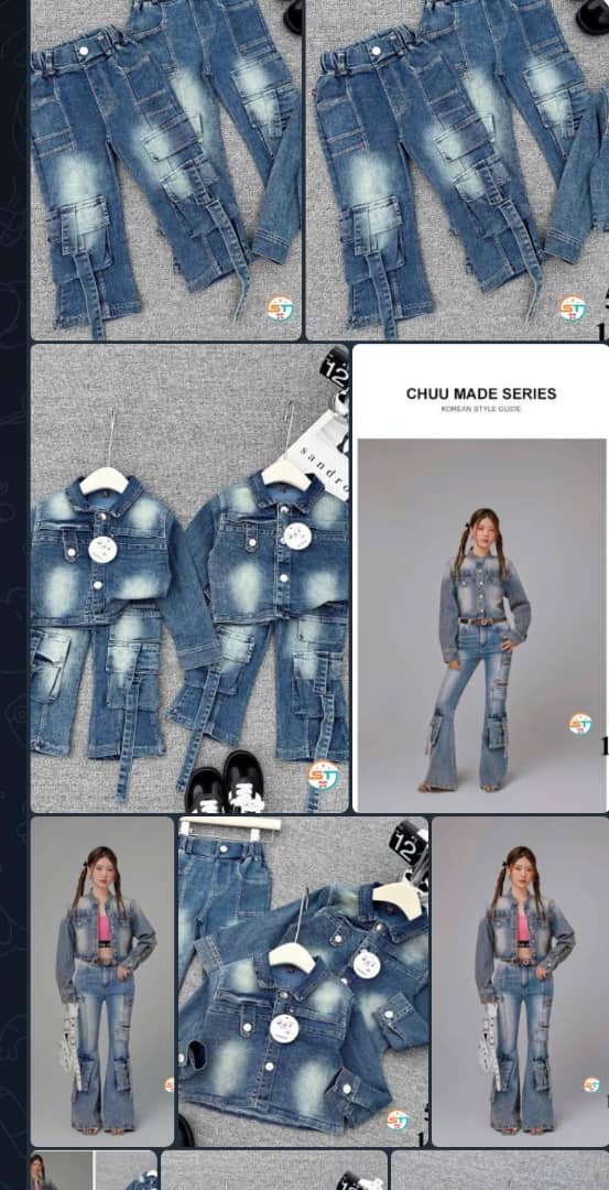 2 Piece Combat & Jacket Denim