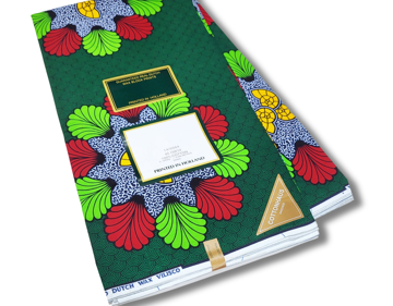 Dutch Hollandaise Wax Fabric 18- Green