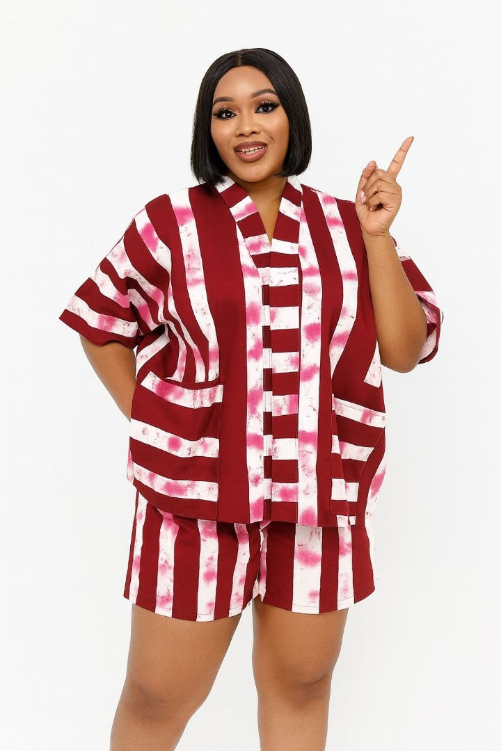 The Adesuwa Ankara Shorts set