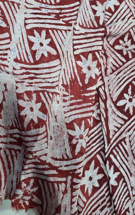 Adire Crepe Fabric- 34