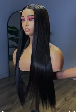 26” Inches Bone Straight with 2*6 closure