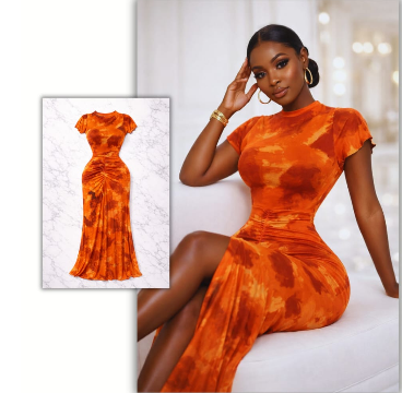 Colorful Mesh Dress