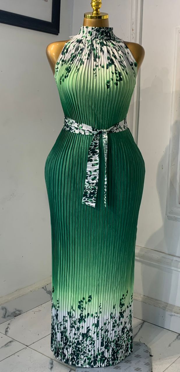 Colorful Sunray Maxi Dress