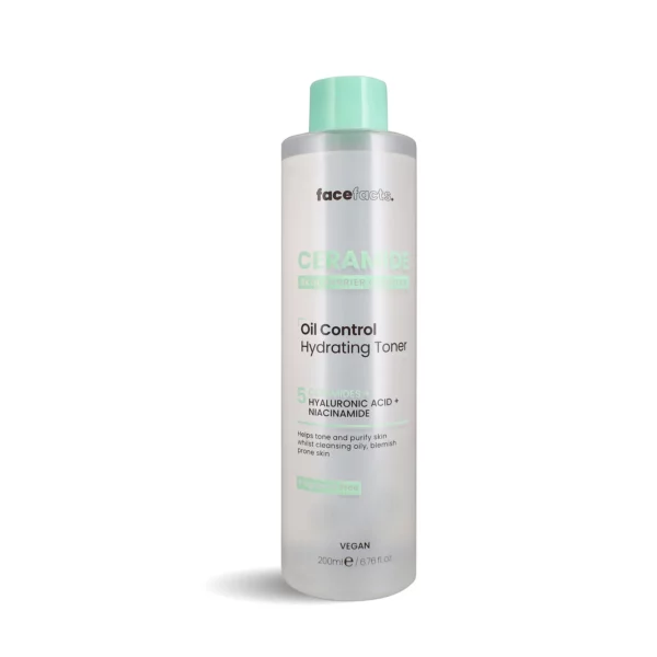 FaceFacts Ceramide Oil Control Hydrating Toner 200ml
