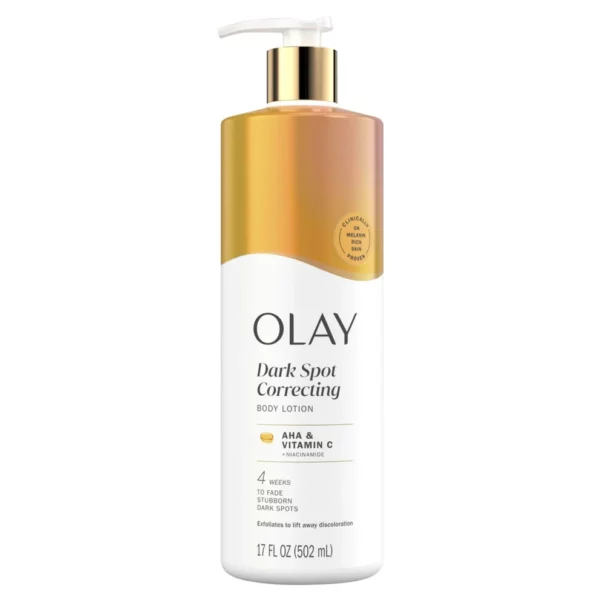 Olay Dark Spot Correcting Body Lotion with AHA, Vitamin C & Niacinamide 17 Fl oz
