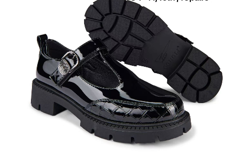 Girls' Leather School Shoes