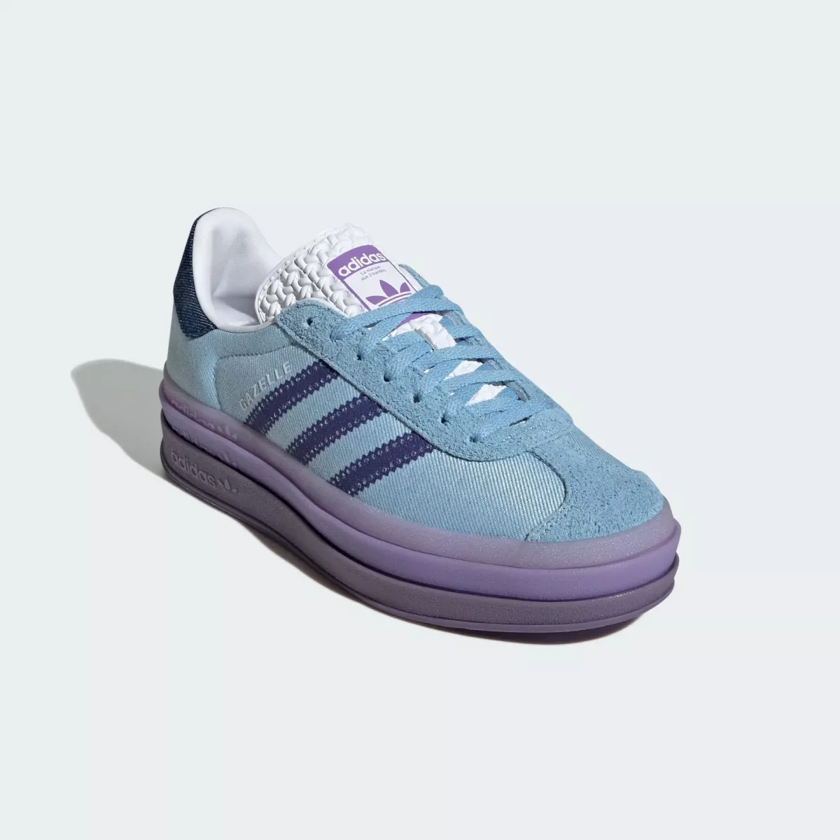 GAZELLE BOLD X KSENIASCHNAIDER SHOES - Blue / Purple / Cloud White