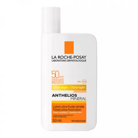 La Roche Posay Anthelios Invisible Fluid Tinted SPF 50+ 50ml | Lightweight Tinted Sunscreen