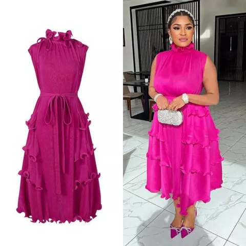 The Fuchsia Elegance Dress
