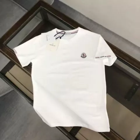 Men's Casual Moncler Tshirt- White