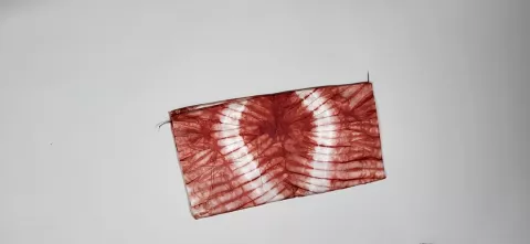1- tone Adire Silk- Brown- 01