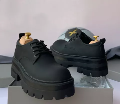 Balenciaga All Black High Top Shoe