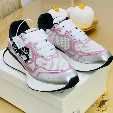Alexandra McQueen Lace Up Sneakers