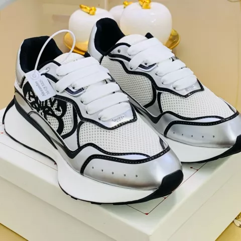 Alexandra McQueen Lace Up Sneakers