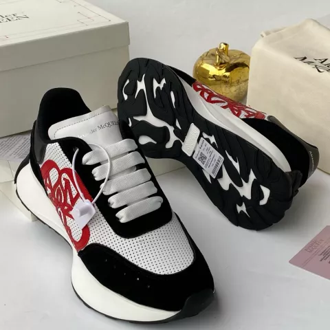 Alexandra McQueen Lace Up Sneakers