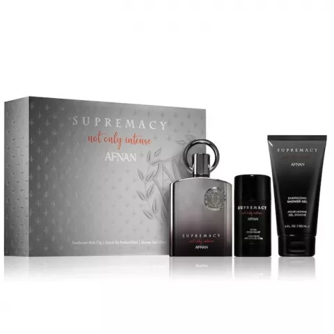 Afnan Supremacy Not Only Intense EDP 100ml 3 Piece Gift Set
