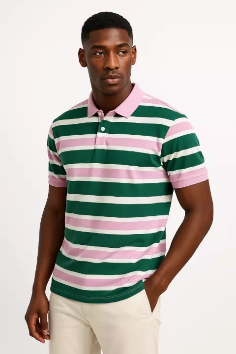 Fashionable Collar-Neck T-shirt
