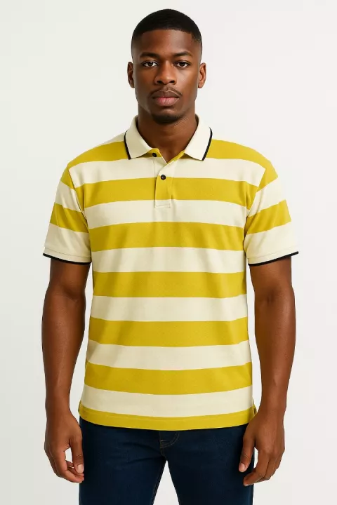 Fashionable Collar-Neck T-shirt