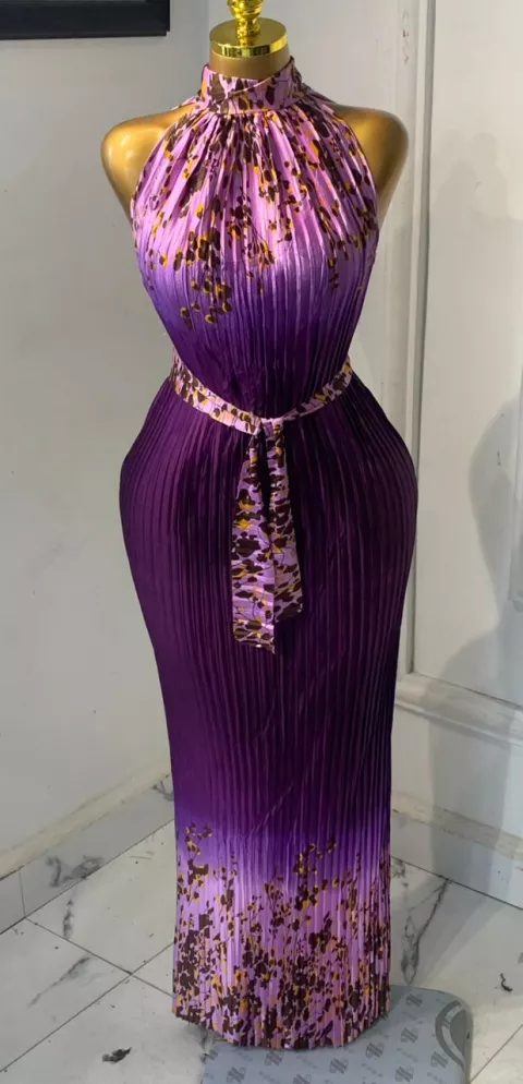 Colorful Sunray Maxi Dress