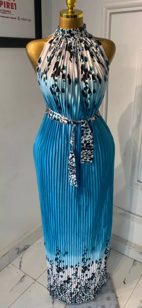 Colorful Sunray Maxi Dress