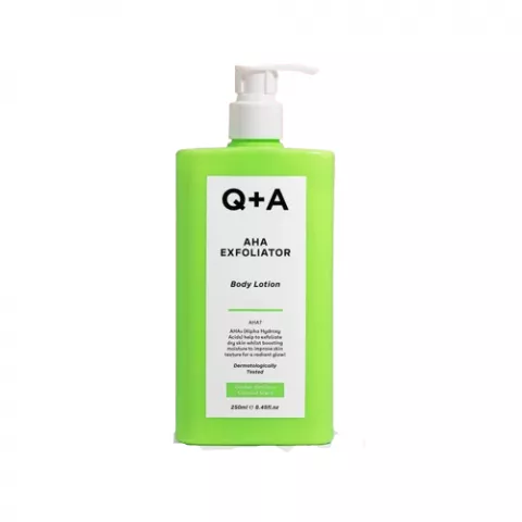 Q+A AHA Exfoliator Body Lotion 250ml