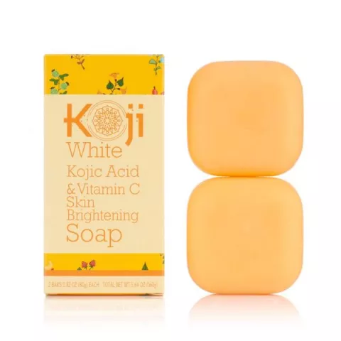Koji White Kojic Acid & Vitamin C Skin Brightening Soap 5.64oz (160g) 2Bar