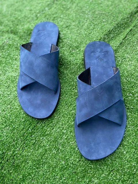 Elite Men Handmade Suede Slippers