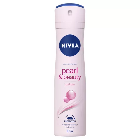 Nivea 48 - Hour Pearl & Beauty Women's Quick - Dry Deodorant Spray - 150ml