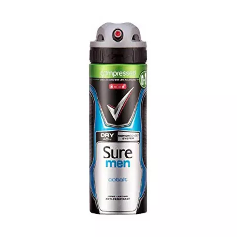 Sure Cobalt Dry Aerosol Antiperspirant Deodorant 125ml