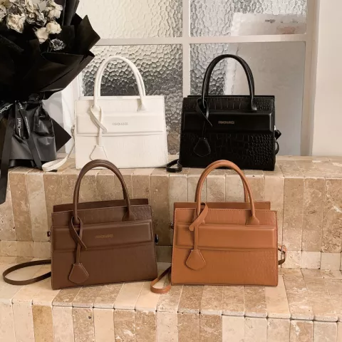 Ladies Leather Midi Office Handbag