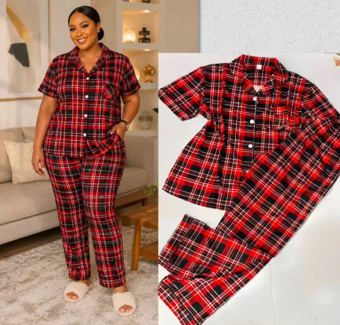 Unisex Long Sleeve Sleepwear Set
