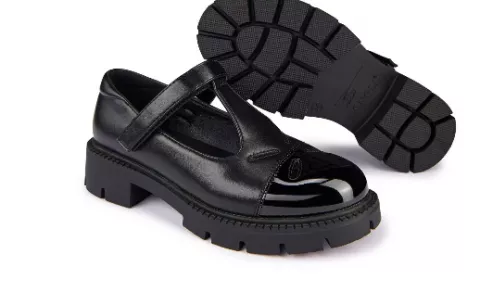 Girls' Black School Shoes
